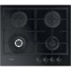 Whirlpool AKTL 629/NB1 cooktop Black Built-in 59 cm Gas 4 zone(s)