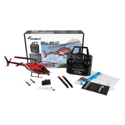 3. Amewi Bell 206 Jet Ranger CP Helicopter 6-Channel 6G RTF
