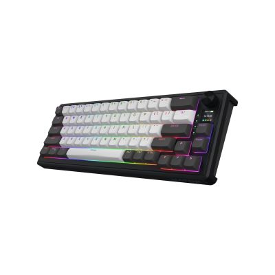 3. HATOR Skyfall Pro Wireless 65 Gaming Keyboard USB + RF Wireless + Bluetooth QWERTY US English Black, Gray