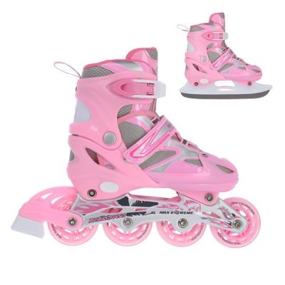10. Nils Extreme 2in1 Pink inline skates, sizes 39-42 NH18366 A
