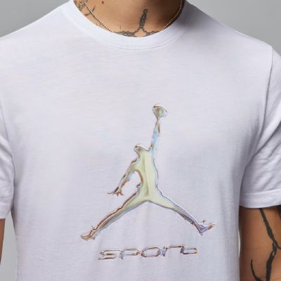 3. Air Jordan Sport Men's Dri-FIT T-Shirt White - HQ7984-100