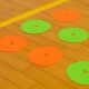 6. Flat field markers - round 15 cm - 12x orange SMJ sport ZPO-O
