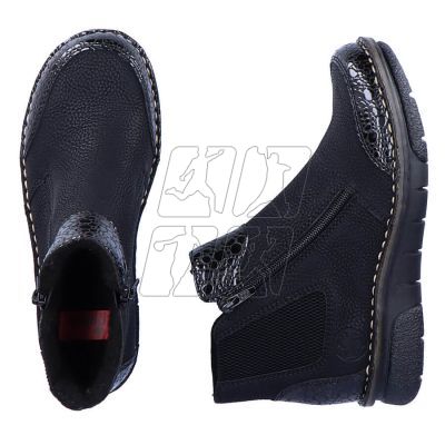 12. Comfortable boots with insulated Rieker W RKR555 zippers