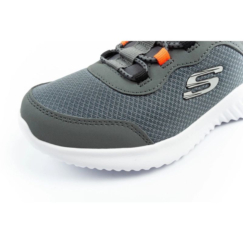 6. Skechers Bounder Slip-ins Junior Children's Sports Shoes Gray