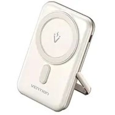 9. Vention 20W PD 10000 mAh Wireless Magnetic Power Bank, White