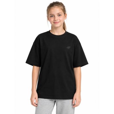 2. Girls' cotton T-shirt 4F 4FJWMM00TTSHF3601-20S