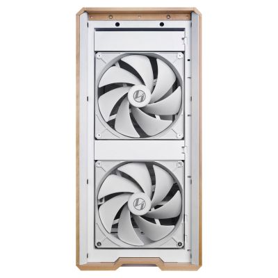 9. Lian Li Lancool 217 PC Case, Midi-Tower, ATX, Tempered Glass - White