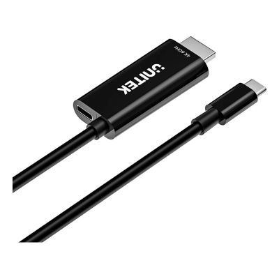 UNITEK USB-C - HDMI CABLE 4K60HZ WITH PD PORT 100W M/M
