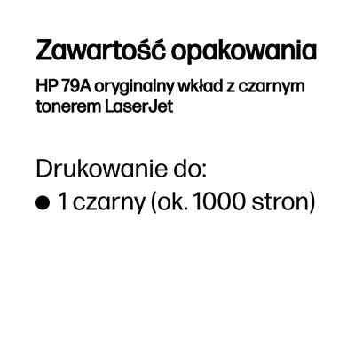 10. HP 79A original black LaserJet toner cartridge