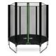 VIRTUFIT TRAMPOLINE WITH SAFETY NET – BLACK – 183 CM