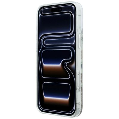 5. Karl Lagerfeld Liquid Glitter Beach & Sand Case for iPhone 17 Pro Max / 18 Pro Max - Beige