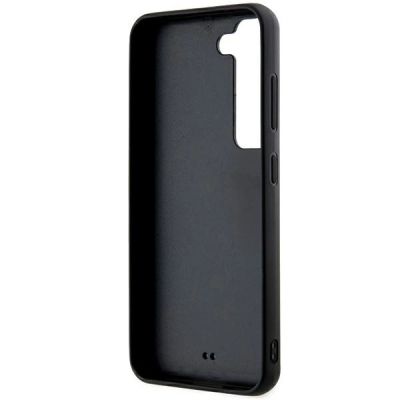 7. Karl Lagerfeld 3D Rubber Glitter Logo case for Samsung Galaxy S23+ - black