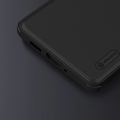 15. Nillkin Super Frosted Shield Pro Magnetic Case for iPhone 14 Plus with MagSafe magnetic black