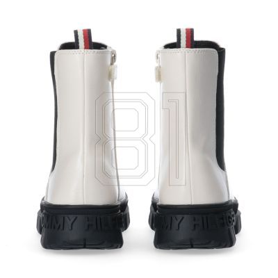 10. Tommy Hilfiger Bootie Ivory ankle boots T3A5-33058-1355101-101