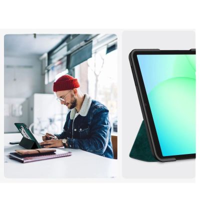 7. TechProtect SmartCase for Samsung Galaxy Tab A9 / A11 8.7 X110 / X115 / X133 / X135 - Green