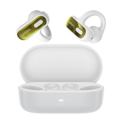 2. Lenovo Open-Ear Clip-on Earbuds | X500 | Built-in microphone | Bluetooth | White