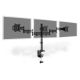 18. Triple desk stand (clamp) 3xLCD max. 27" max. 8kg tilt and swivel 360° (PIVOT)