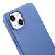 10. iCarer Litchi Premium Leather Case iPhone 14 Magnetic Leather Case with MagSafe Light Blue (WMI14220709-LB)