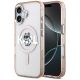Karl Lagerfeld IML Choupette Sketch Logo MagSafe iPhone 17 Case - Pink