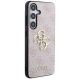 4. Guess 4G Big Metal Logo Case for Samsung Galaxy S24 - Pink
