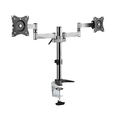 4. LogiLink BP0077 Monitor Holder/Stand for 68.6 cm (27") Monitors, Desk, Black, Stainless Steel