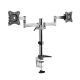 4. LogiLink BP0077 Monitor Holder/Stand for 68.6 cm (27") Monitors, Desk, Black, Stainless Steel