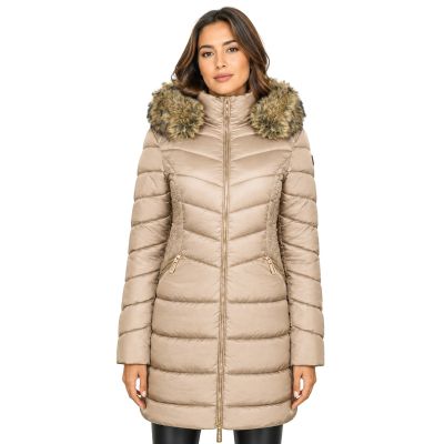 2. Women’s parka Geographical Norway BOLOLITA TAUPE DB LADY 0116-1 (WZ7487F/GN-TAUPE)