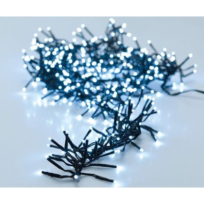 9. CHRISTMAS TREE LIGHTS LIGHT CHAIN 1152 LED TIMER COOL WHITE