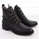 15. Jezzi W JEZ412C insulated flat ankle boots, brown