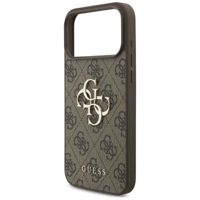 6. Guess 4G Big Logo Case for iPhone 17 Pro Max / 18 Pro Max - Brown