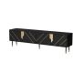 4D MOUNTAIN TV cabinet 204x40x55 black + gold