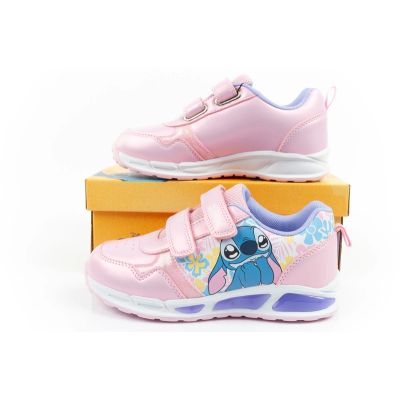 10. Leomil Stitch children's sports shoes, lightweight sneakers with Velcro LED