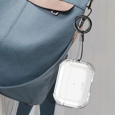9. Tech-Protect Bounce Case for AirPods Pro 3 - Clear