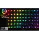 24. CHRISTMAS TREE LIGHTS LIGHT CURTAIN OUTSIDE/INTERNAL 120 LED 300X60CM WITH REMOTE CONTROL RGB COLOR