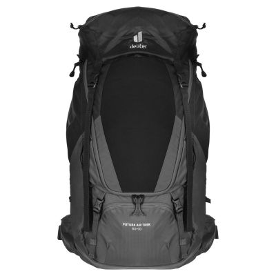 3. Deuter Futura Air Trek 60 + 10 black-graphite hiking backpack