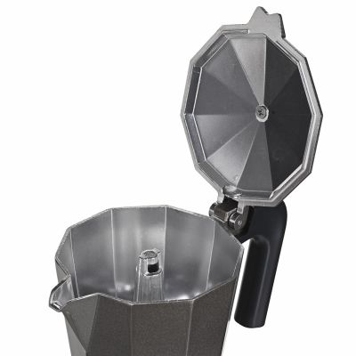 6. Aluminum coffee maker (6 cups; 300 ml) MR-1666-6-BROWN MAESTRO