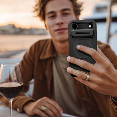 8. Tech-Protect Kevlar Aura MagSafe Case for iPhone Air - Black