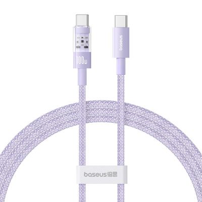 Baseus Gem Type C-Type C Cable 100W 1m (purple)