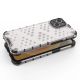 2. Honeycomb case for iPhone 14 Plus armored hybrid cover transparent