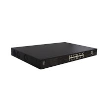 LevelOne FGP-2031 Network Switch Unmanaged Fast Ethernet (10/100) PoE Support 1U Black