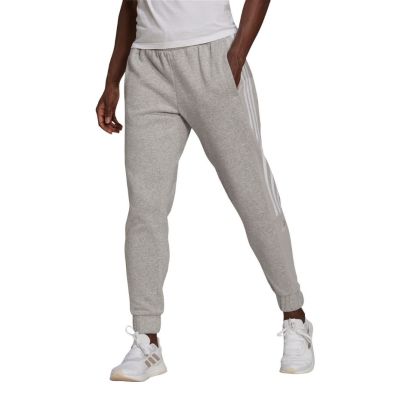 10. adidas Essentials Colorblock Block Cut 3-Stripes Regular Tapered Pants W HB2768