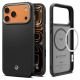 Spigen Enzo Aramid "T" MagSafe Case for iPhone 17 Pro - Black and Silver