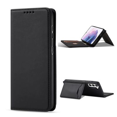 2. Magnet Card Case for Samsung Galaxy S22 + (S22 Plus) Pouch Wallet Card Holder Black