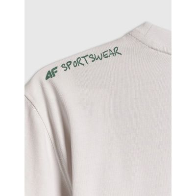 7. Men's regular printed T-shirt 4F 4FRSS26TTSHM3814-11S