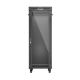 2. Lanberg 19" 32U 600x1000 black floor-standing rack cabinet with glass doors (flat pack)