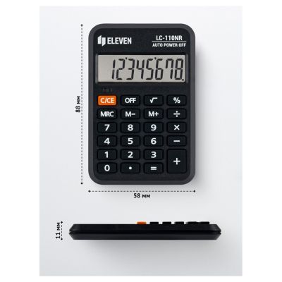 4. Eleven LC-110NR pocket calculator replaces Citizen