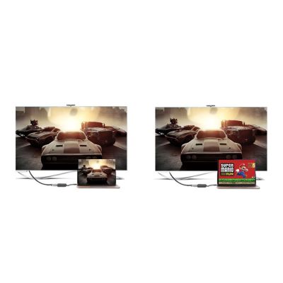 4. Ugreen Cable Cord Adapter Unidirectional HDMI (Male) to VGA (Female) FHD Black (MM105 40253)