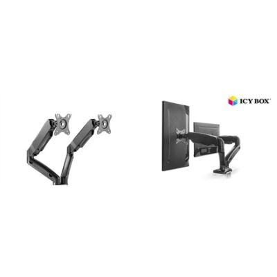 11. ICY BOX IB-MS304-T 68.6 cm (27") Desk Black