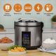 10. Tristar RK-6138 Digital Rice Cooker and Steamer 900 W 2.2 L Number of Programs 7 Gray