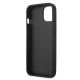 7. Karl Lagerfeld Saffiano Ikonik Karl's Patch Case for iPhone 13 mini - Black